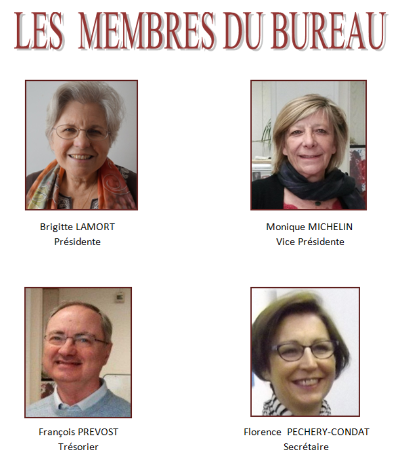 membres du bureau de Terre d'arcs enciel