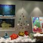 Vitrine des fêtes de fin d’année à la boutique Solidaire